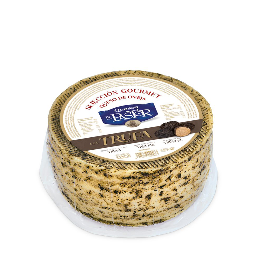 EL PASTOR - QUESOS - NACIONAL - 1/2 PIEZA - QUESO MEZCLA CURADO CON TRUFA - 1.5KG