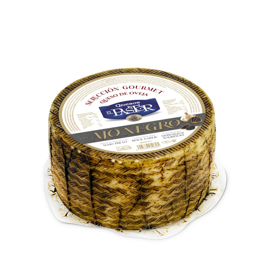 EL PASTOR - QUESOS - NACIONAL - 1/2 PIEZA - QUESO MEZCLA CURADO CON AJO NEGRO 1/2 - 1.5KG